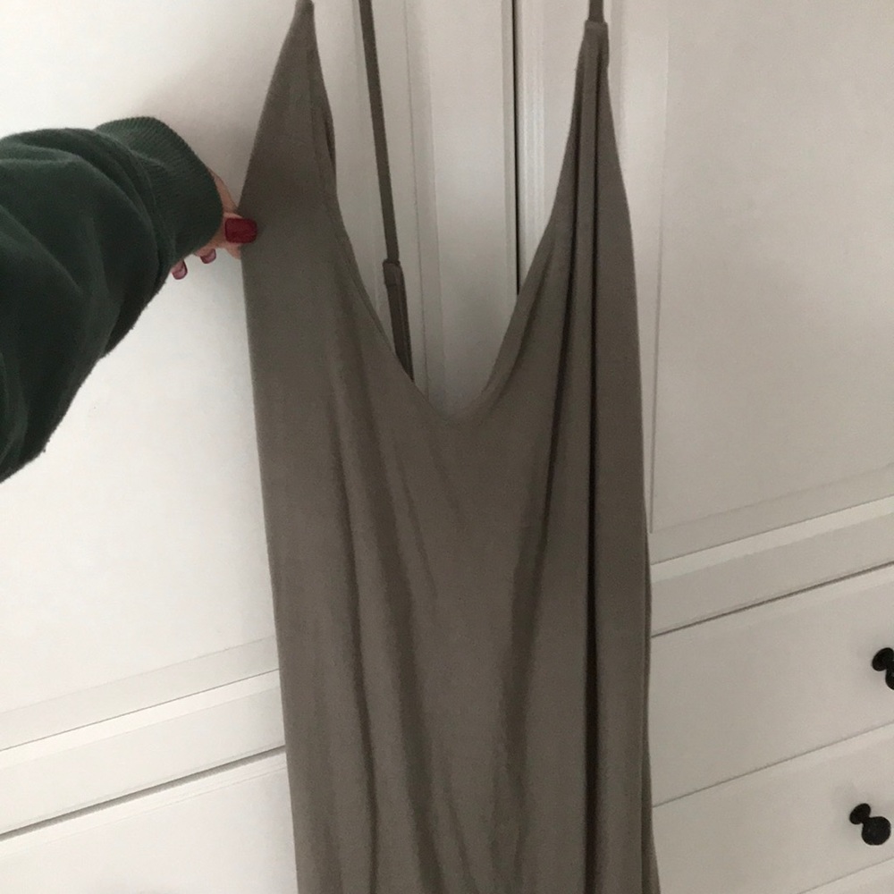 olive green dress